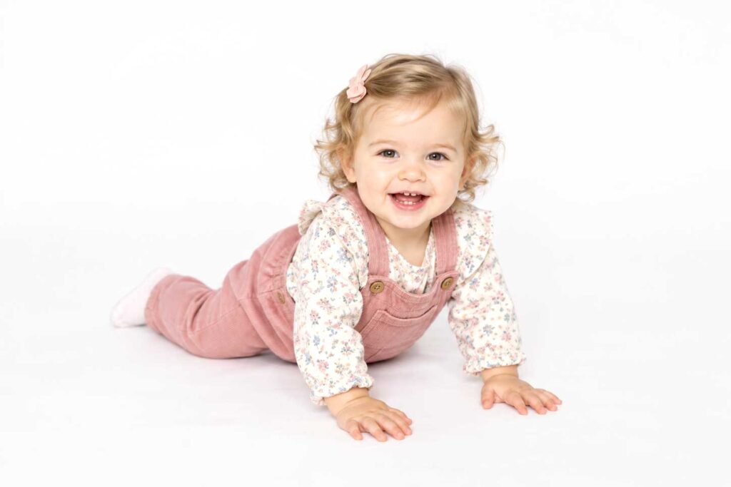 Toddler portrait during a nursery photography session